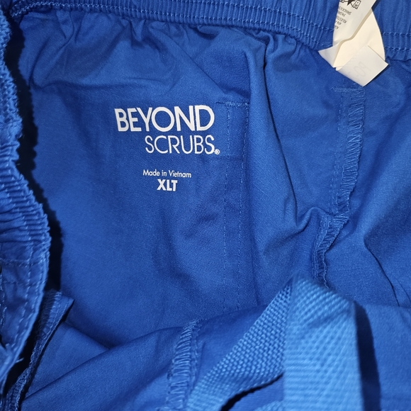 Beyond scrubs sz. Xlarge Tall blue mens scrub pants - Picture 10 of 12
